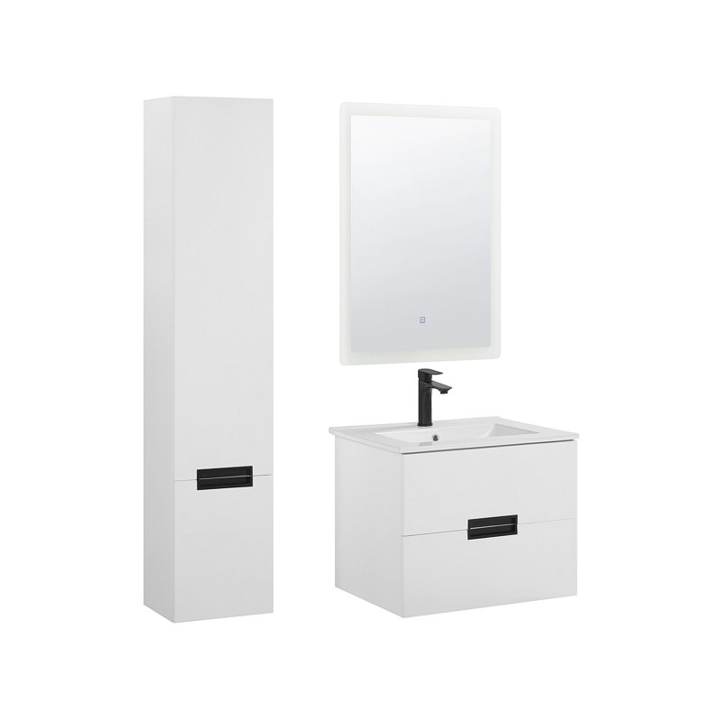 Lamarcus Bathroom Storage Furniture Set, White