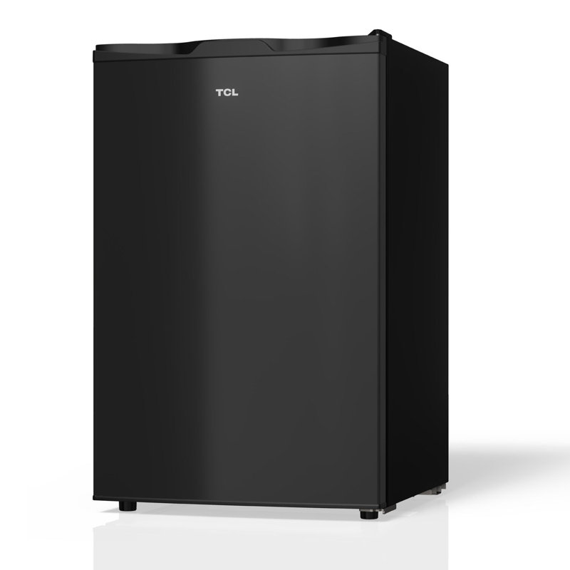 4,5 cu. Pi. Réfrigérateur compact à une porte noir sans congélateur, Black