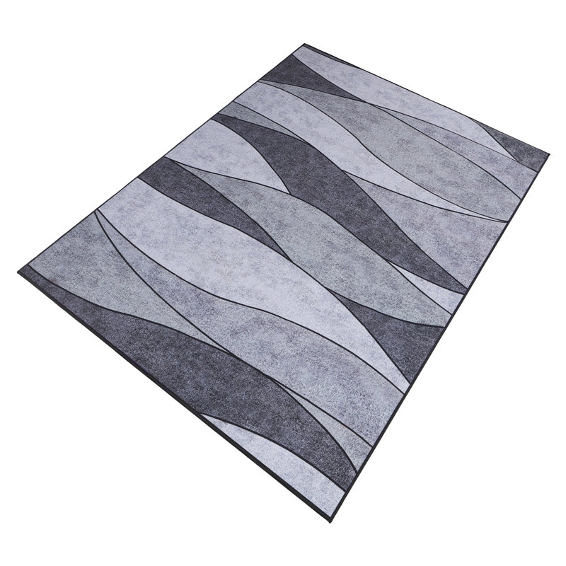 Bryli Abstract Area Rug, Rectangle 80 x 150cm