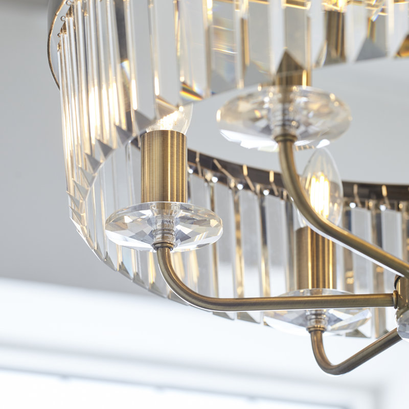 Bothell 6 - Light Crystal Chandelier