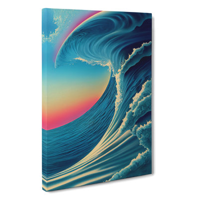 Sunset Ocean Wave No.6 - Wall Art