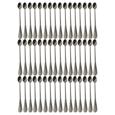 Caccia Ice Tea Spoon - 48 Pieces - Black Gold