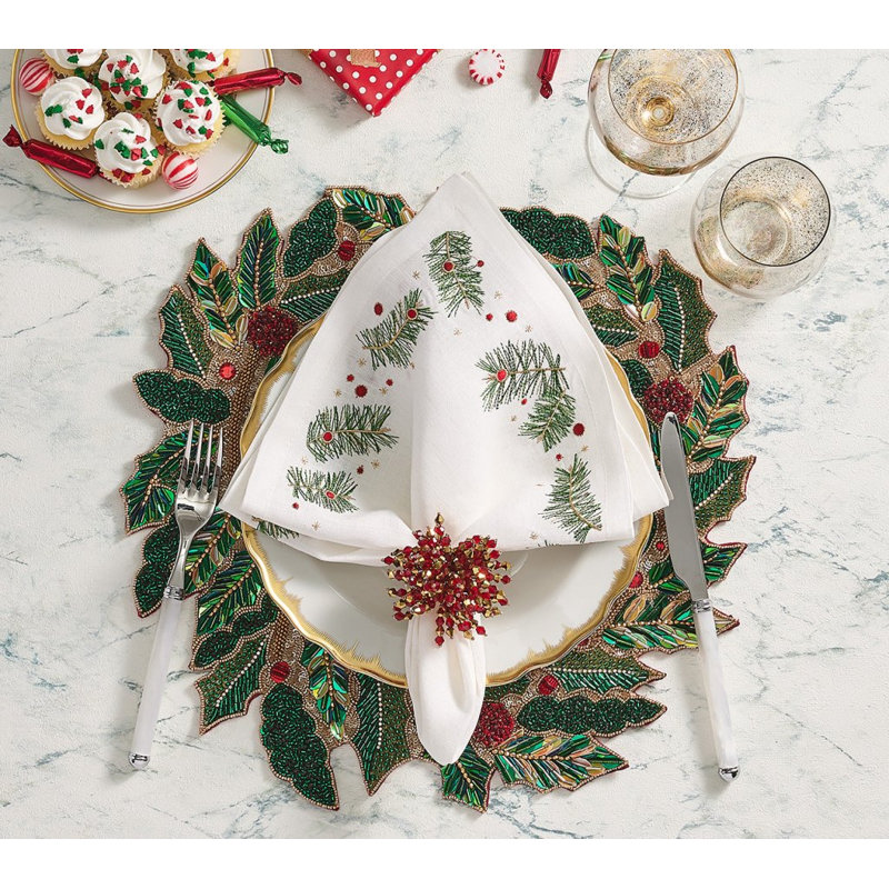 Brilliant Napkin Ring, Red