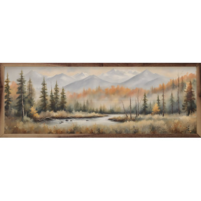 Mountain With Grass And Stream