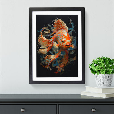 Fish Realism Art - Framed Print