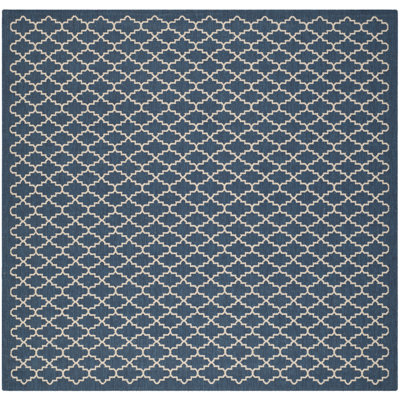 Tapis intérieur / extérieur bleu marine / beige Herefordshire