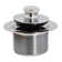 Plumber's Pack Tip-Toe Bathtub Leg Drain Assembly with No-Hole Overflow and Sch. 40 ABS Elbows