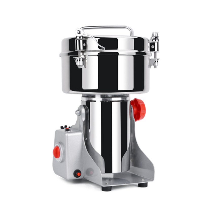 700g Electric Grain Mill Commercial Spice Grinder, High Speed Stainless Superfine Pulverizer