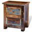 43cm W Solid Wood Bedside Table