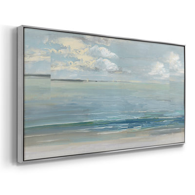 Across The Sound- Framed Gallery Wrapped Canvas -Ready to Hang