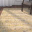 Tapis brun à motif floral Lazerek-1050331007