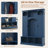Modern All-in-One Hall Tree with Adjustable Shelves, Classic Arched Farmhouse Storage Bench with Dual Side Cabinets-148912536