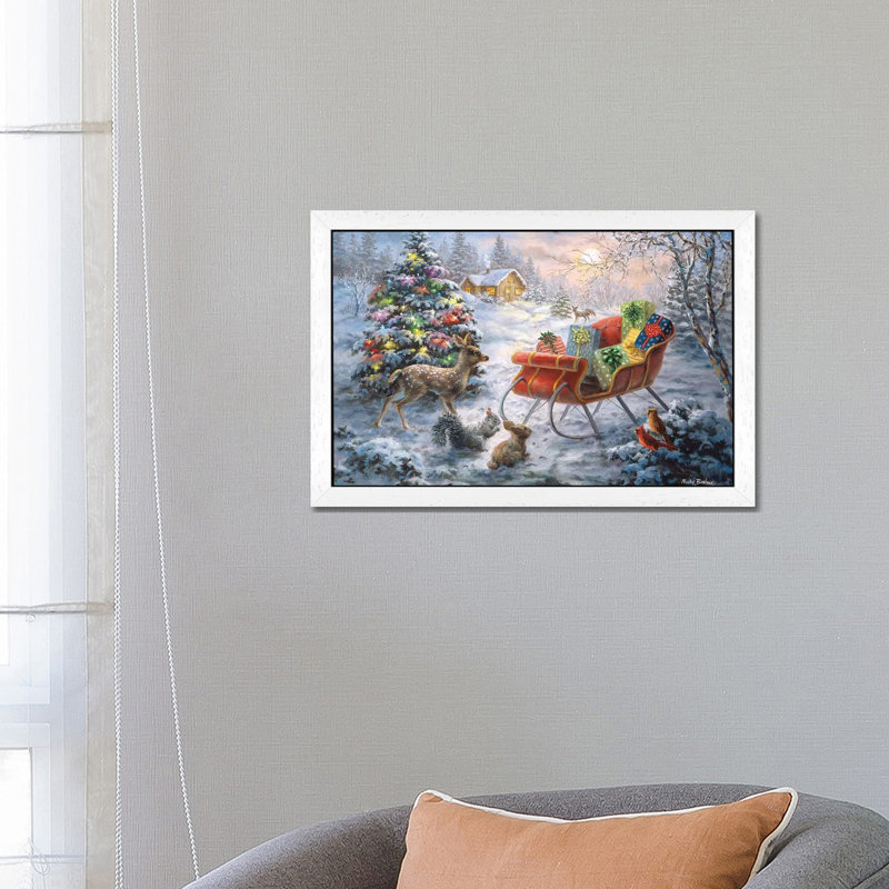 Michelle Matthews - Print on Canvas, White Framed, 93.98 cm H x 93.98 cm W