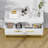 Moona 47'' Modern Luxurious Sideboard Buffets with 2 Drawers & Doors White
