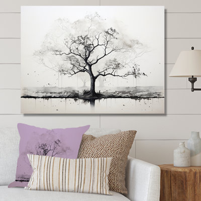 Baobab gris I, impression sur toile