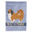 Polyester 2 côtés 40 x 28 po welcome drapeau maison-73943254