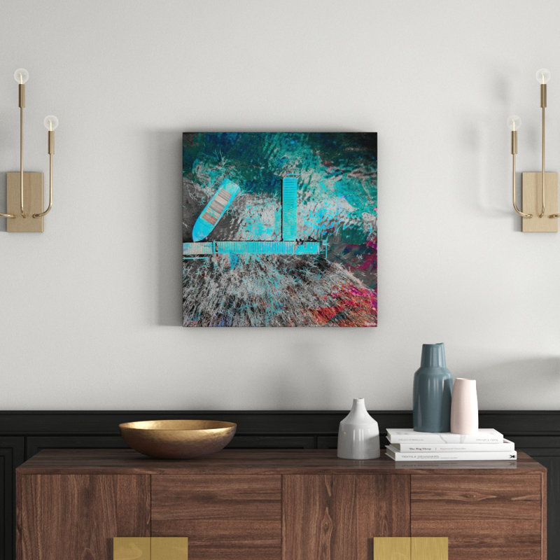 1 Piece Wrapped Canvas Wall Art, 61cm H x 61cm W x 3.8cm D
