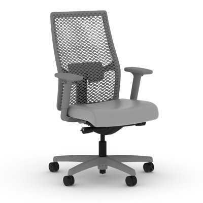 HON Ignition 2.0 ReActiv Ergonomic Office Chair, Advanced Tilt, Titanium Frame, Steel
