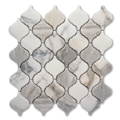 Calacatta 12" x 12" Marble Mosaic Tile