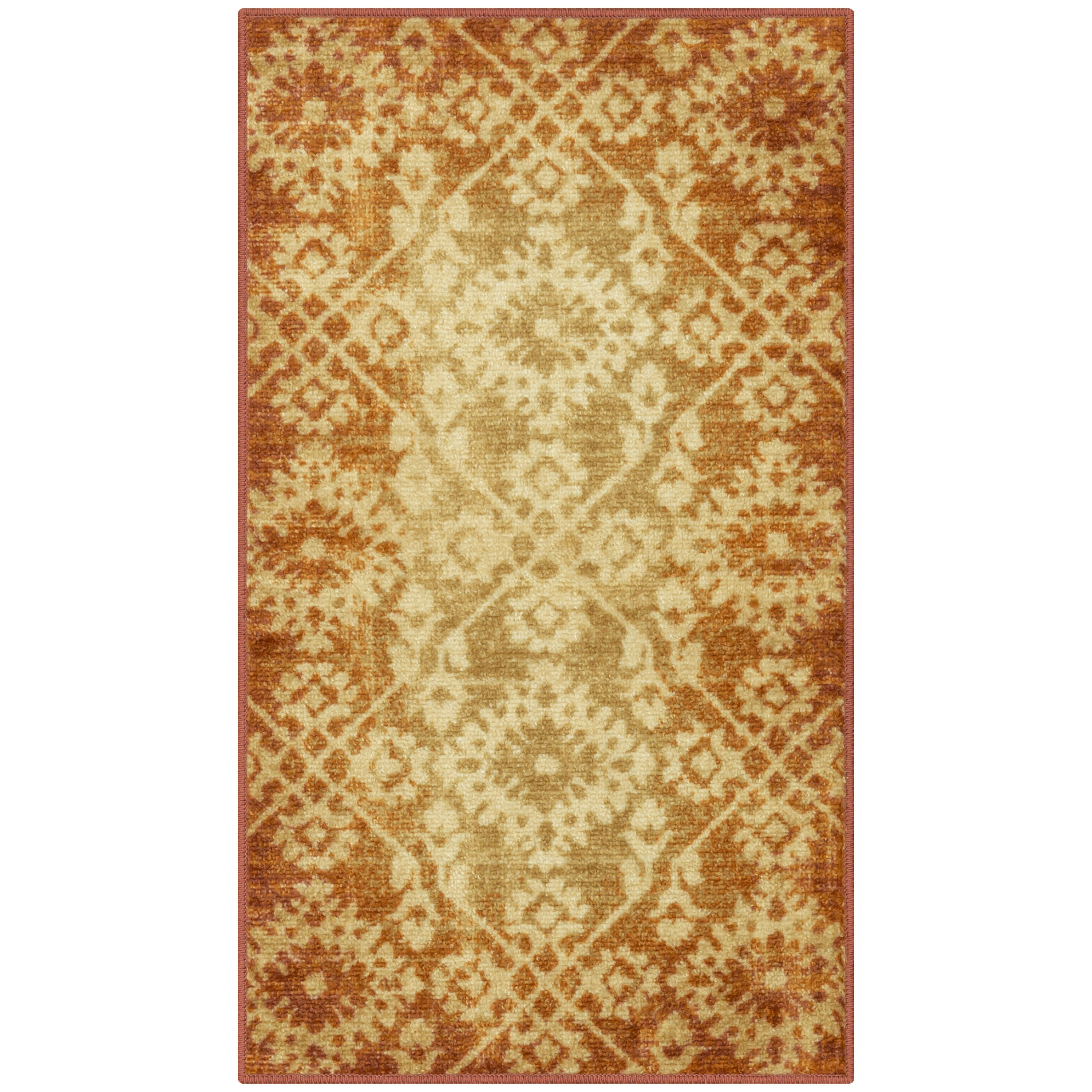 Bungalow Rose Arden Washable Red Accent Rug | Wayfair