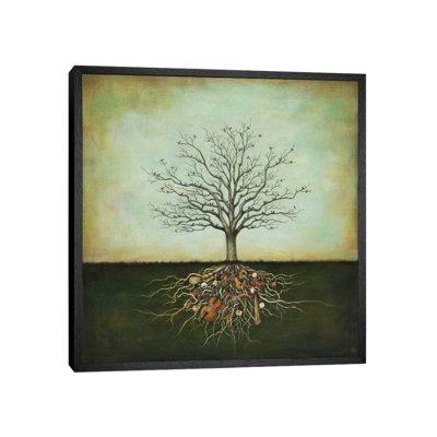 Strung Together by Duy Huynh - Floater Frame Painting on Canvas