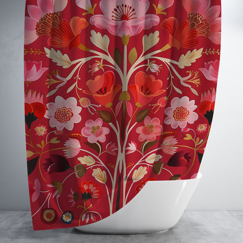 Rideau de douche Hattie Kloman, H 74 po x l 71 po