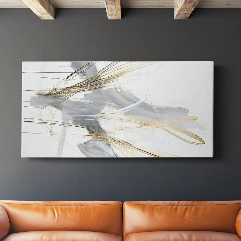 Abstract Series 8 # XXIX - Toile tendue avec châssis, H 20 po x l 40 po