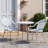 Altesa All Weather Indoor/Outdoor Commercial Patio Dining Sets With Rattan Round Table And Armrest Stacking Chairs-818251955-818251965