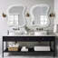 Miroir mural en bois (ensemble de 2)-446414664-446414668