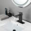 Robinet de lavabo de salle de bain à poignée simple avec bonde escamotable Waterfall-119269499