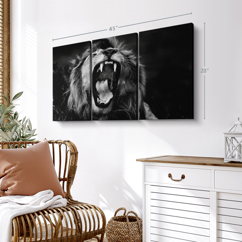 «Wild Sans titre I» sur toile, H 45 po x l 28 po x P 1,25 po