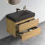 Meuble-lavabo mural en chêne naturel de 30 po avec lavabo Alice-37071250-37071244
