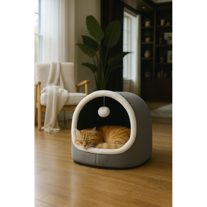 Lit pour chat, Gris