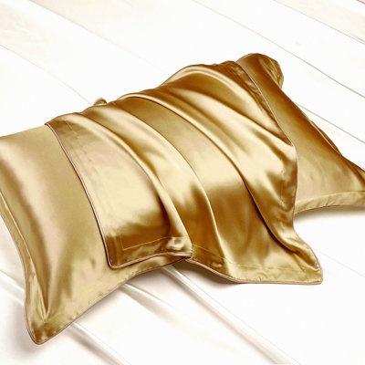 Copper Infused Anti-Aging Pillowcase - Prevents Crow's Feet, Forehead Wrinkles, Fine Lines - Hair Smoothing Silk Cover - 100% Copper Oxide Fiber - 18.5 x 27.5 inches