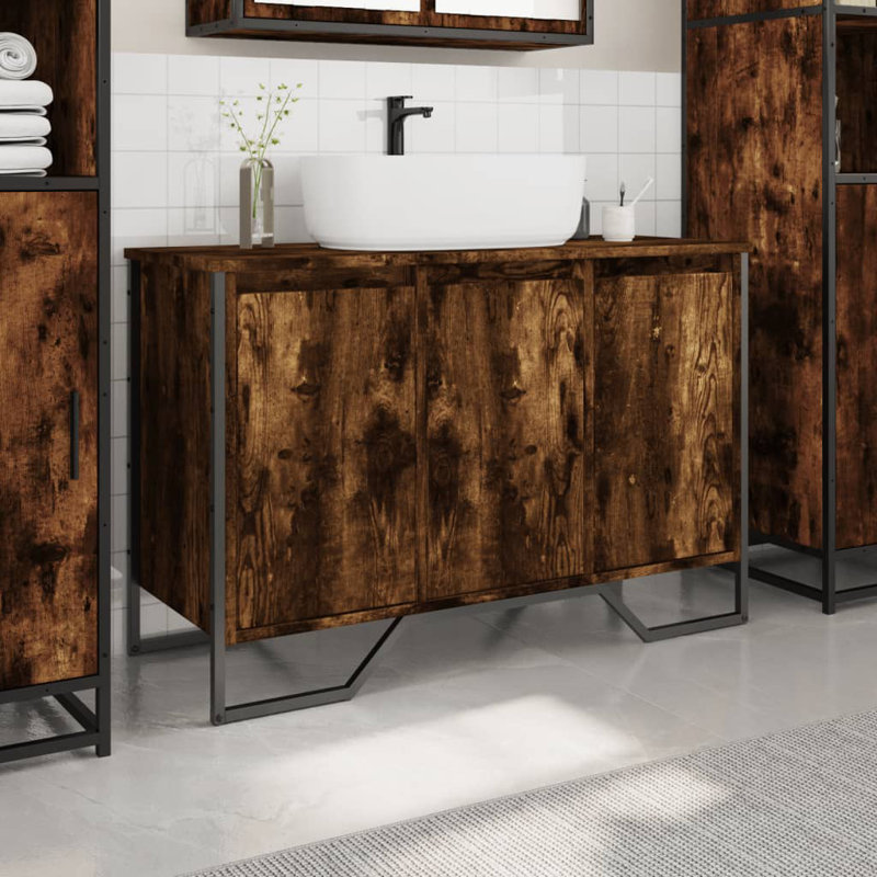 10-5 Under Sink Cabinet, Smoked oak
