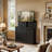 50" Painted Automatic TV Lift Cabinet，TV Stand With Remote Control And Safety Stopper-128716330