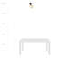 Gonsalves Glass Semi Flush Mount-240066743