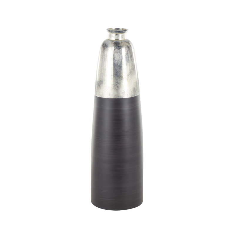 Vase de plancher en verre Kimari, H 34 po x l 10 po x P 10 po