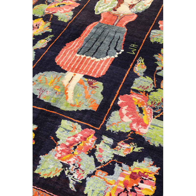 Pictoral Karabagh One-of-a-Kind 5'1" X 8'7" Area Rug