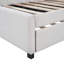Lit de jour en tissu d'ameublement (beige)-10531111