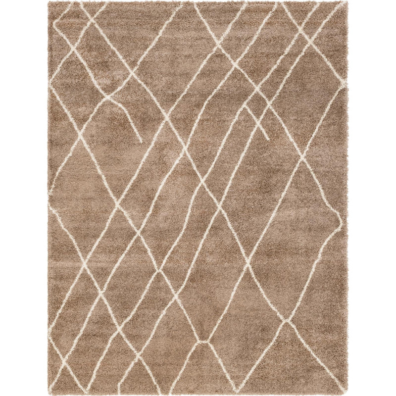 Geometric Indoor Rug, Rectangle 9' x 12'