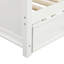Lit de jour simple en bois, blanc