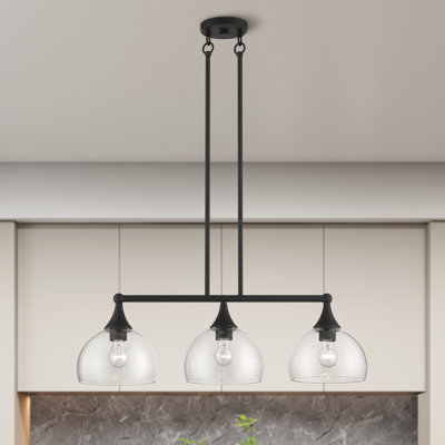 Virden 3 - Light Dimmable Kitchen Island Geometric Chandelier