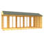 6ft x 18ft Apex Summer House (Full Height Window)