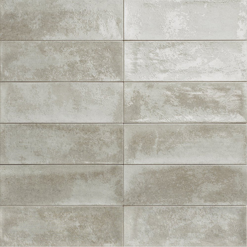 Venezia 4" x 12" Ceramic Wall Tile, Gray