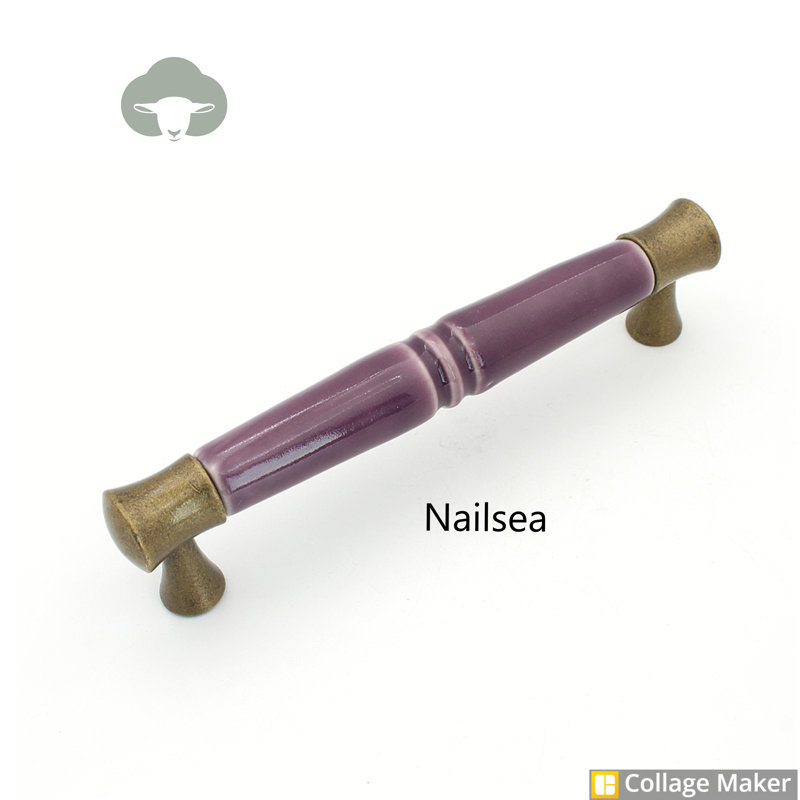 Diorio 1.28cm Bar Handle, Purple/Brown