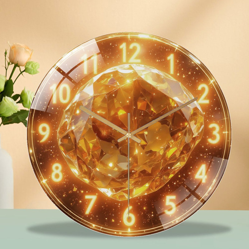 Horloge murale 12 po Glowing