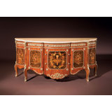 Louis XVI 79" Wide 3 Drawer Sideboard