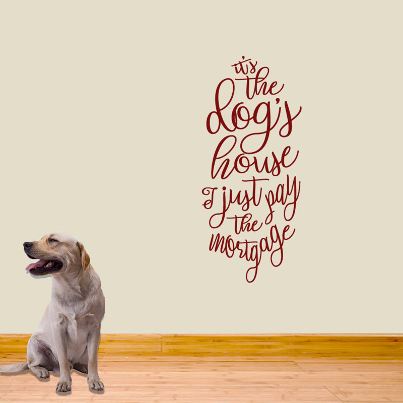Décalcomanie murale "the dog house", Canneberge