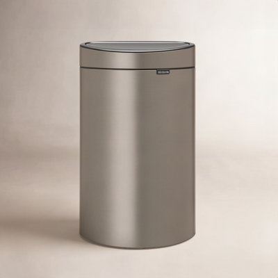 Brabantia 10.6gal Touch Top Trash Can